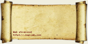 Milica Debeljak vizit kartica